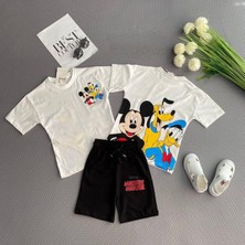 Mickey Şort Tişört Takımı Ikılı 3-10 Yaş