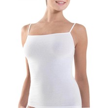 Kadın Essential İnce Askılı Beyaz Atlet 1952