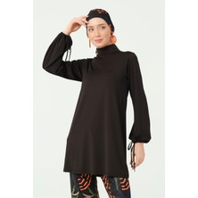 Alfasa 25635 Palmiye Desenli Tesettür Mayo