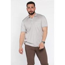 Mishar İtalia Yarım Düğmeli Polo Yaka Cepli Erkek Tişört P-00015992