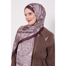 Acı Kahve Sarmal Hint Ipeği Şal