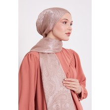 Gül Etnik Desen Italyan Jakar Şal