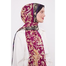 Mor Varak Desen Love Şal