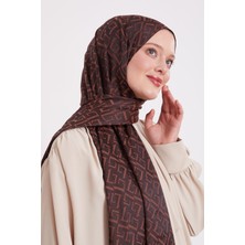 Acı Kahve L Desen Italyan Jakar Şal