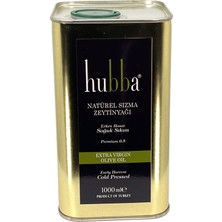 Hubba 1 Lt Teneke Yüksek Polifenol (+380) Naturel Sızma Zeytinyağı
