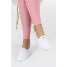 Albishoes Kadın Anne Spor Babet Ayakkabı Bağcıksız Hafif Rahat Günlük Yürüyüş Kadın Spor Ayakkabı