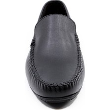Hakiki Deri Loafer Mokasin Siyah Erkek Ayakkabı 23326