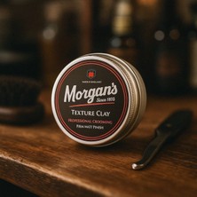 Morgan's Pomade Texture Clay Firm Matt Finish - Doku Veren Sert Saç Şekillendirme Kili 75 ml