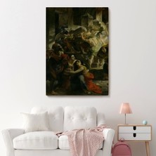 Marsilyan- Pompeii'nin Son Günü Karl Pavlovich Bryullov Kanvas TABLO-6362