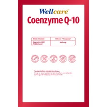 Wellcare Coenzyme Q10 100 Mg 30 Kapsül