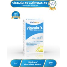 Wellcare Vitamin D3 400 Iu 5 ml Sprey