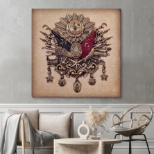 Marsilyan- Osmanlı Tuğrası Dekoratif Kanvas TABLO-5804