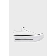 Converse Logolu Tırtıklı Platform Taban Sneaker Ayakkabı Bayan Ayakkabı A15491C 102