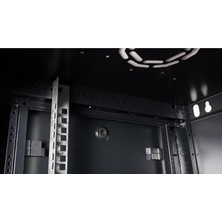 Lande - 4u 19" Duvar Tipi Rack Kabinet – Genişlik: 600 mm | Derinlik: 450 mm – Açık Gri