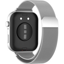 34center Huawei Watch Fit 5 Pro / Fit 5 / Fit 4 / Fit 4 Pro Uyumlu Hasır Örgü Metal Kordon