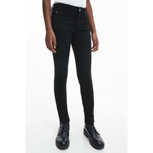 Kız Çocuk Ck Mid Rise Skinny Pantolon - Siyah