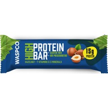 Waspco Yüksek Protein Bar - Fındıklı 50g x 12 Adet