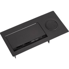 Regulus Wireless Serisi Döner Kapaklı Temassız Şarjlı Masa Prizi