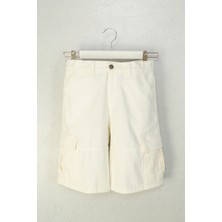 Kargo Cepli Rahat Yazlık Pamuklu Denim Kumaş Günlük Erkek Çocuk Kot Şort