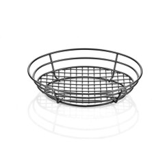 Altınbaşak Metal Oval Ekmek ve Meyve Sepeti 25X18CM A01000