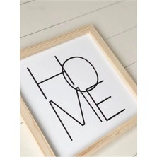 Doğal Ahşap Kenarlı Home Duvar Dekoru Salon Oturma Yatak Çocuk Odası Için Tablo Seti