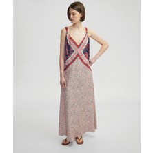 Desen Mix Maksi Elbise IS1250002328039