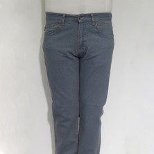 Hacker Fistan Store Erkek Mavi Normal Bel Normal Kesim Boru Paça Büyük Beden Jean Pantolon
