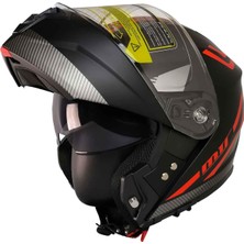 Mts Pro Helmets M-966-V2 Çene Açılır Motosiklet Kaskı