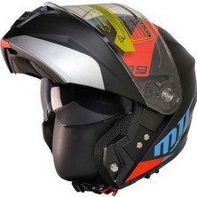 Mts Pro Helmets M-966-V2 Çene Açılır Motosiklet Kaskı