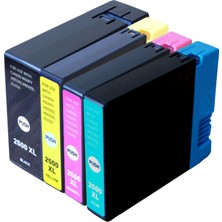 Canon Canon Maxify MB2050/2150/2155/2350/2750/2755 Yazıcılarla Uyumlu 4 Renk Çipli Muadil Kartuş Seti