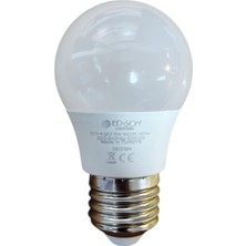 Ed-Son, (10 Adet) 5 W A45 (Globe) LED Ampül, E27 Duy, 6500 K (Beyazışık), 3000 K  (Günışığı Işık), Iç Mekan Dekoratif Ampül