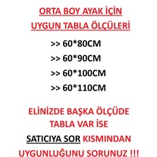 Demontepark Katlanır Masa Ayağı-Orta Boy-Siyah Renk