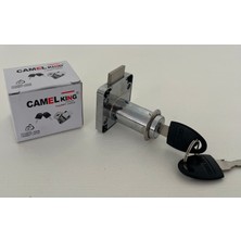 Camel King 36 mm Dolap ve Çekmece Kilidi - Anahtarlı Metal Gövde (2 Paket- 2 kilit + 4 anahtar)