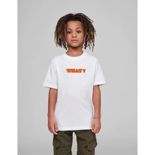 Luz&pos Çocuk Unisex Baskılı T-Shirt - Beyaz