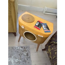 Dekoratif Ahşap Kedi Evi Kedi Iç Dış P.r.zit