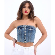 Vibe Unico 6285 Kot Bluz-Mavi
