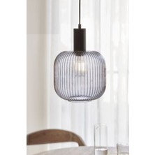 Mylights Rustik  Füme Avize 20CM  Spor Tekli Avize Cafe  Salon Koridor Yatak Odası