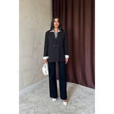 Vibe Unico Siyah Blazer Ceket