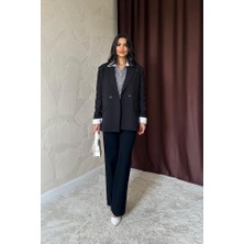 Vibe Unico Siyah Blazer Ceket