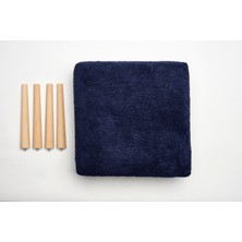 Puf Mushroom Retro Kare Çok Amaçlı Puf Bench Koltuk Tabure