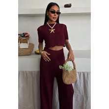 Vibe Unico Triko Bluz Pantolon Ikili Takım 10084-025