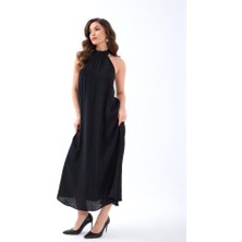Vibe Unico 7145 Elbise-Siyah