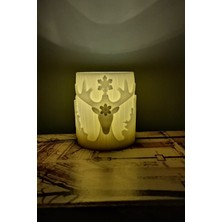 Dreamlight Fener Mumu - Kokulu Organik Soya Mumundan Mumluk, Oda Kokusu, Gece Lambası, Vazo