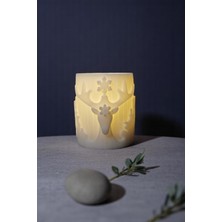 Dreamlight Fener Mumu - Kokulu Organik Soya Mumundan Mumluk, Oda Kokusu, Gece Lambası, Vazo