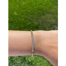 Xuping Xp 14K Altın Renk Kaplama Hediyelik Suya Dayanıklı Kadın Bileklik 17 cm 19 cm Ayarlanabilir
