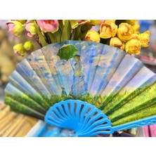 baytoptan Plastik Desenli Yelpaze