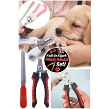 Arven ToysKedi Tırnak Makası Köpek Tırnak Makası Törpülü Tırnak Makası Seti Evcil Hayvan Tırnak Makası Seti