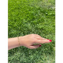 Xuping Xp 14K Altın Renk Kaplama Hediyelik Suya Dayanıklı Kadın Bileklik 17 cm 19 cm Ayarlanabilir