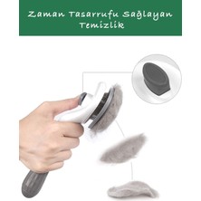Arven ToysEdi Köpek Tırnak Makası ve Otomatik Tuşlu Kedi Köpek Kılı Tüy Toplama Fırçası Takımı
