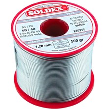 500 gr Lehim 1.2 mm Kalın Soldex SN60 PB40